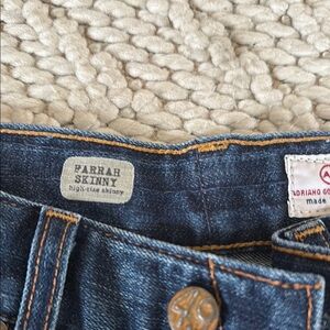 AG Adriano Goldschmied Parrah Skinny Jeans - Dark Blue